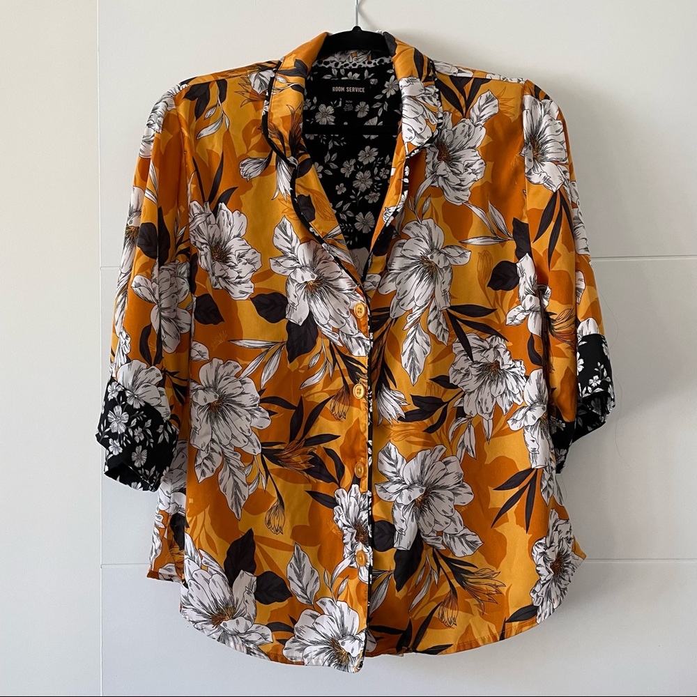 Floral PJs Set Pajamas Sleepwear